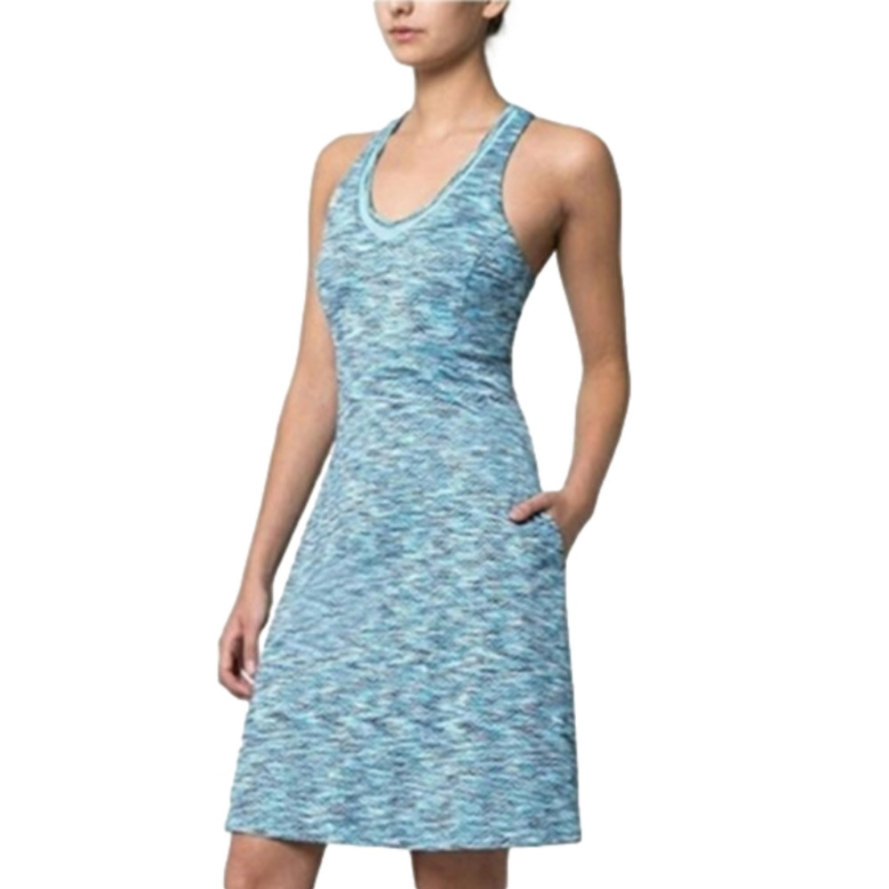 MPG Real Racer back Built In Bra Pockets Athletic dress size small
